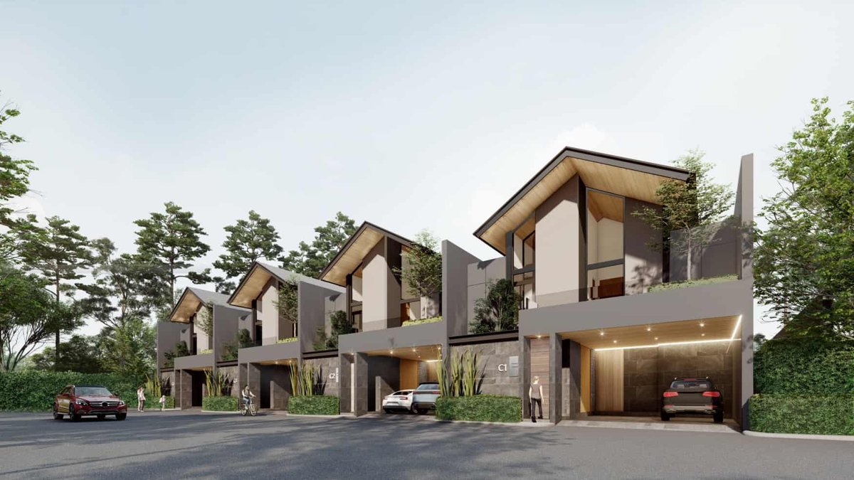 Rainpalm Villas — villas along the community street